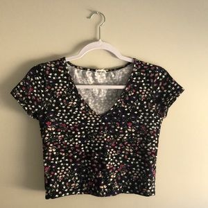 Floral crop top
